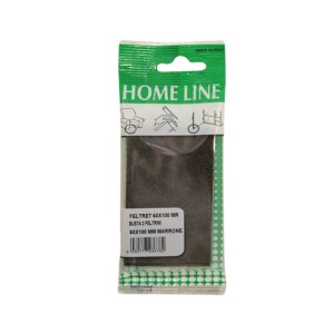 Feltrini marroni 60x100mm in confezione verde Home Line. Categoria: Feltrini e scivoli.