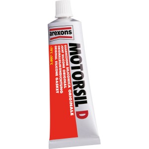 Sigillante siliconico Arexons Motorsil D per la cura dell'auto, tubo.