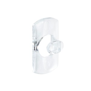 Gancio adesivo trasparente per oggetti leggeri.