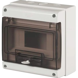 t.b.t. Centralino da esterno con porta trasparente.