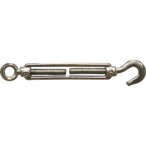 t.b.t. Tenditore con occhiello e gancio, per il fissaggio del carico.