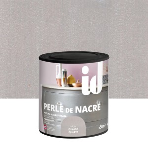 Barattolo di pittura effetto quarzo: Pittura decorativa per interni con effetto perlato.