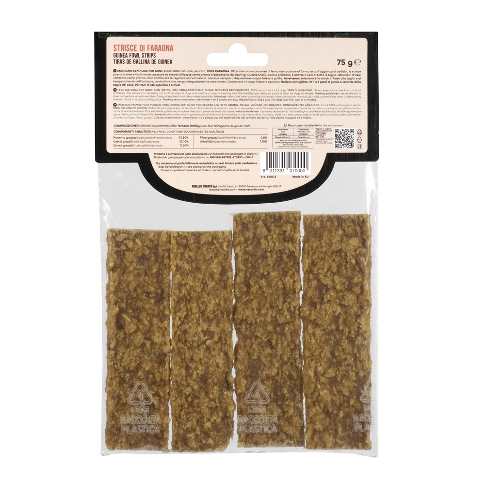 Snack Per Cani Anima Selvaggia Al Cervo - 100% Naturali - 75g