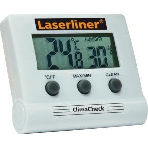 Laserliner ClimaCheck: Igrometro digitale per misurare temperatura e umidità.