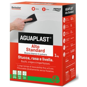 AGUAPLAST Alto Standard Stucco, confezione da 1kg per stucchi speciali.
