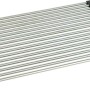 Scolapiatti avvolgibile Idrostile 470x12 mm acciaio spazzolato