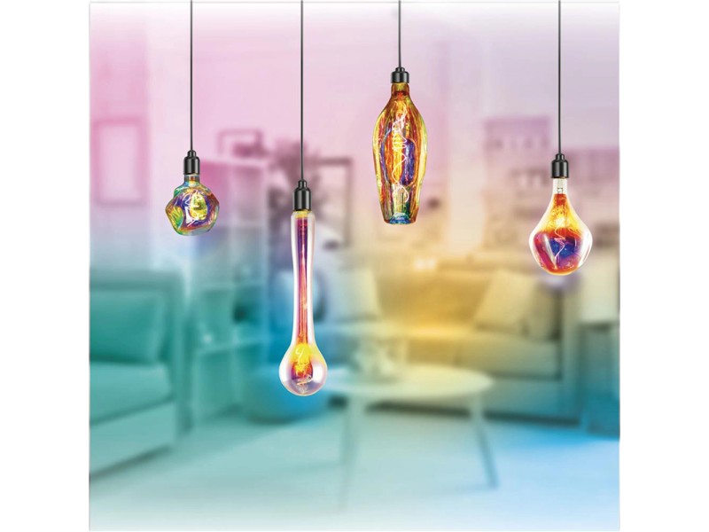 LAMPADINA DECORATIVA RAINBOW LED E27=4W BOTTIGLIA LUCE CALDA DIMMERABILE -  Bricocenter