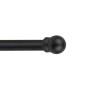 Bastone per tenda nero con terminale a sfera, parte di un kit Scorritenda.