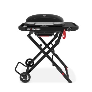 Barbecue a gas Weber Traveler Compact 1 bruciatore 3,5 kW nero