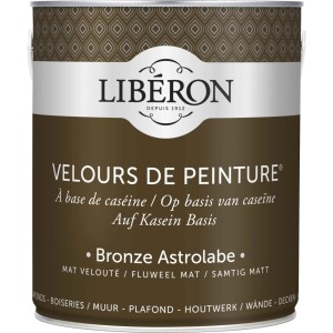 Idropittura lavabile Velours de Peinture Liberon Bronze Astrolabe 2,5 L
