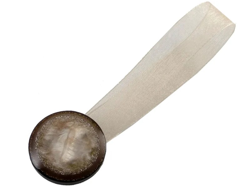 Bastone Per Tenda Doppio Rustico Moderno In Legno Massello