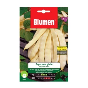 Confezione di semi 't.b.t.' di fagiolino nano giallo, ideale per l'orto.