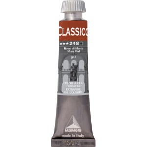 Tubo di colore ad olio Classico Rosso di Marte di Maimeri.