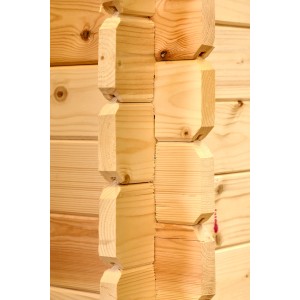 Casetta da giardino in legno sp 28 mm H207xL416xP404 cm