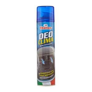 Rhütten Deo Clima spray per la pulizia e la disinfezione dell'aria condizionata auto.