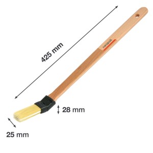 Pennello radiatore 30 mm manico in taglio laser