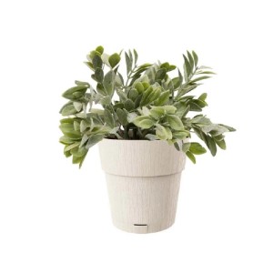 Vaso per piante plastica riciclata Bianco Gesso Ø 15 cm