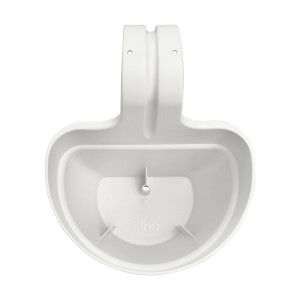 Fioriera Elho Vibia Campana S, bianco seta, Ø 20 cm, per ringhiere fino a 6 cm.