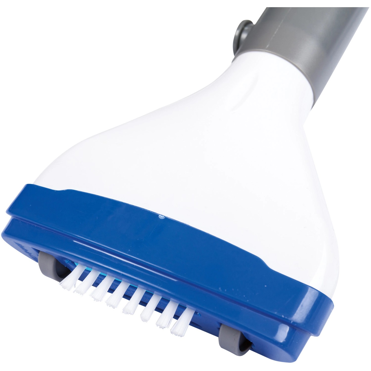 Spazzola aspirafango per piscina, bianco/blu, per la pulizia delle piscine.