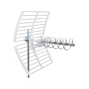 Antenna TV licoidale di banda UHF 5G Fracarro Elica con connettore F