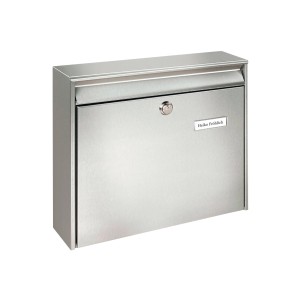 Cassetta postale Burg Wächter Borkum 3877 in acciaio inox, formato DIN C4.