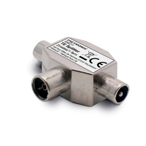 t.b.t. Accessorio video: Splitter antenna per connessione TV.