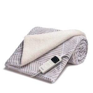 Plaid elettrico IMETEC adapto ADAPTO plus grigio e bianco 160x120 cm