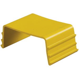 Canalina per cavi gialla t.b.t. per ambienti umidi, dettaglio.