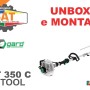 Brumar TGMT 350 C Multitool: decespugliatore, tagliasiepi e accessori in un set.