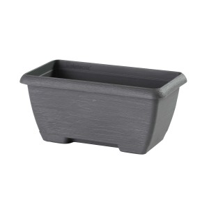 Vaso per piante grigio t.b.t. per giardino o balcone.