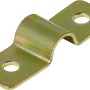 Anello per chiavistello zincato giallo, 15x9 mm, per montaggio chiavistello, raccordo metallico.
