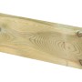 Asse di legno per pavimentazione esterna, legno chiaro con venature.
