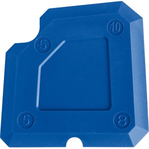 Lisciafughe blu LUX dal set da 5 pezzi per lavori di piastrellatura.