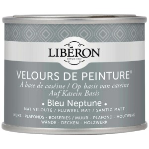 Idropittura lavabile Velours de Peinture Liberon Bleu Neptune 0,125 L
