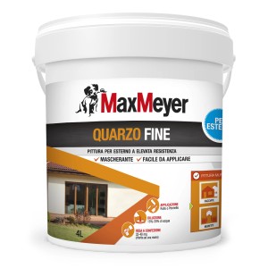 Secchio di pittura per esterni MaxMeyer Quarz Fine, adatta per uso esterno.