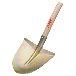 Vanga t.b.t. con manico in legno, ideale per giardinaggio e per scavare la terra.