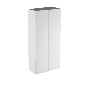 Mobile bagno colonna nobilitato portascope 2 ante L70xH150xP35 cm