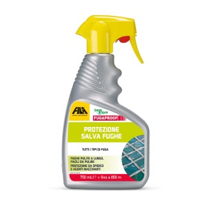 FILA Fugaproof protettivo per fughe, detergente per piastrelle e fughe, flacone da 750ml.