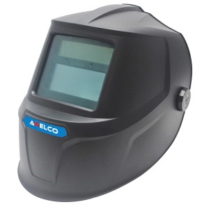 Casco da saldatura nero t.b.t. per una saldatura sicura.