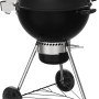 Griglia a carbone Weber Master-Touch Premium E-5770 nera con coperchio e termometro.
