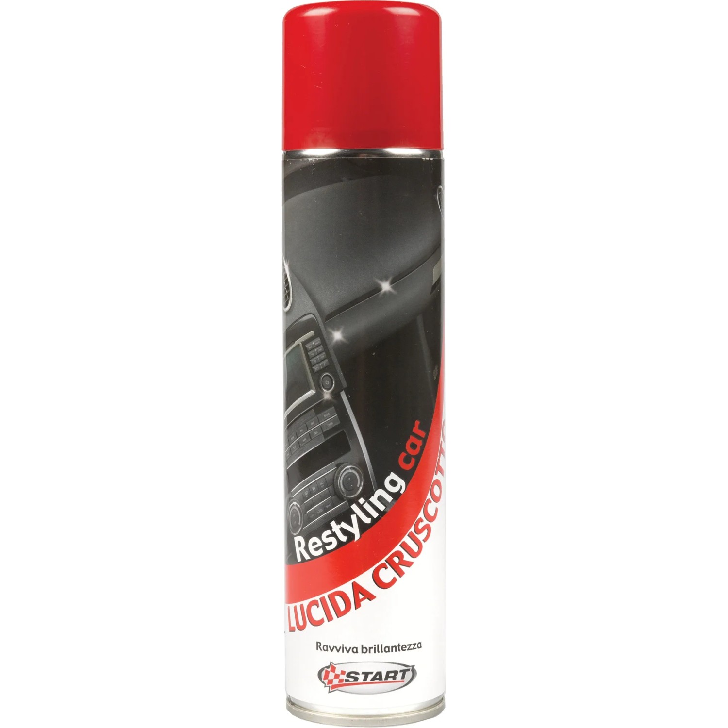 Spray t.b.t. per la cura dell'auto, per cruscotti lucidi.