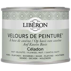 Idropittura lavabile Velours de Peinture Liberon Céladon 0,125 L