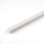 Profilo terminale Grosfillex Datcha bianco, 260 cm, per pannelli 5-8 mm, a clip.