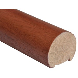 Profilo Corrimano effetto legno, vista dettagliata del profilo.