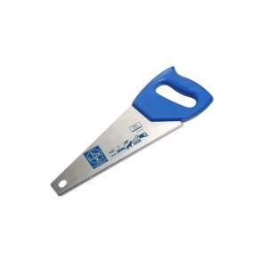 Sega a mano LUX Classic, 300 mm, con manico blu. Ideale per tagli precisi.