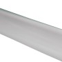Profilo di tenuta bianco in PVC, 20 mm x 2,5 mm, come profilo per piastrelle o alternativa al sigillante siliconico.