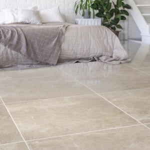 Piastrella gres porcellanato effetto marmo lucido miele e rett. 1,26 m²