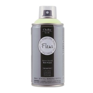 Spray vernice effetto gesso Fleur, verde chiaro, per progetti fai-da-te.