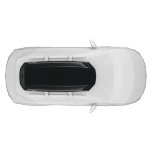 Box da tetto XL Pulse 2 500l nero opaco
