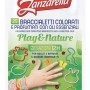 Braccialetti Zanzarella Antizanzare colorati e profumati con oli essenziali.